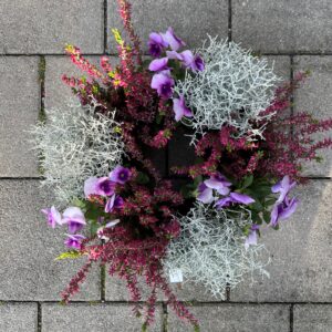 Herbstzauber-Pflanzschale „Silberglanz & Heidezauber“